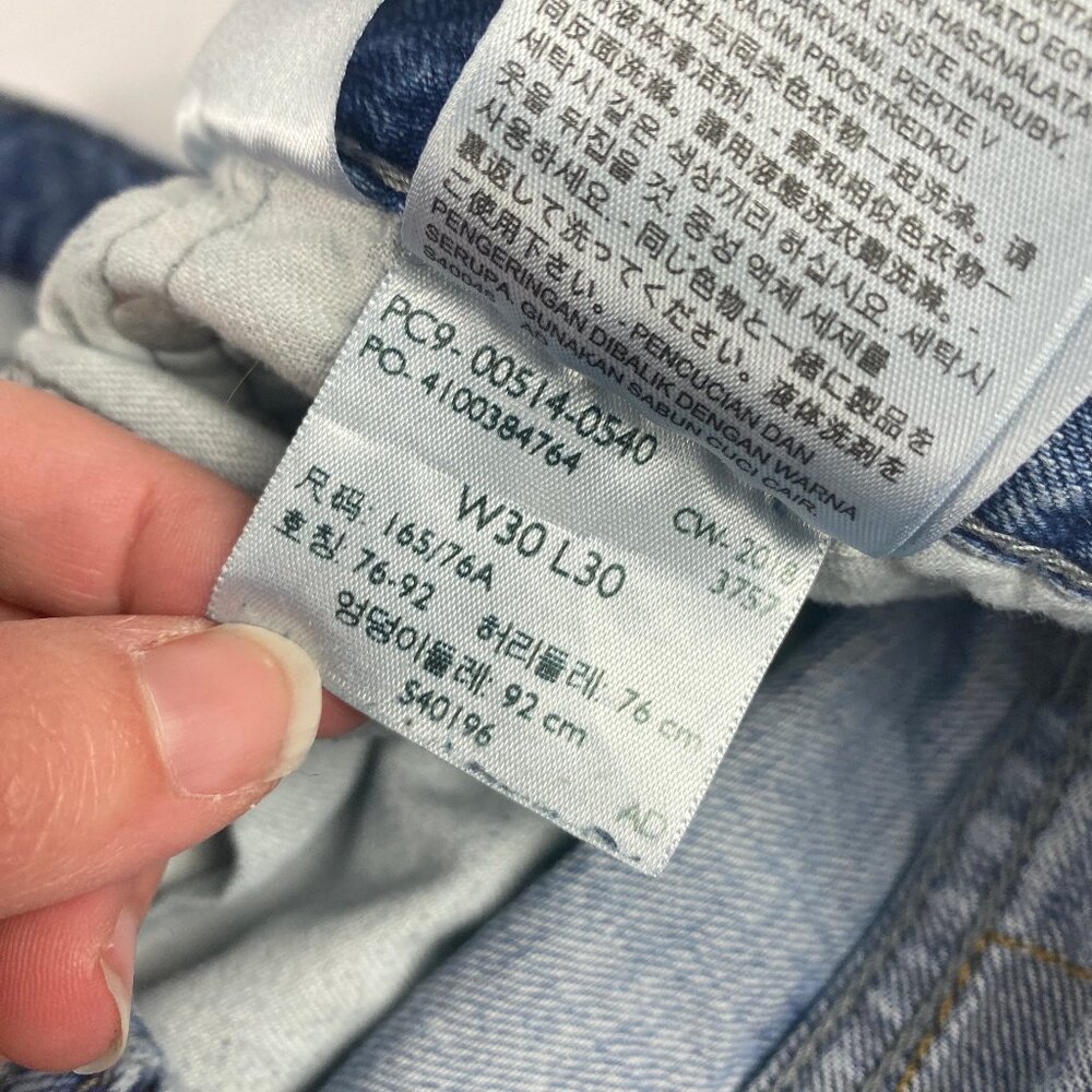 Levi's Jeans Mens Size 30x30 Blue - Picture 15 of 15
